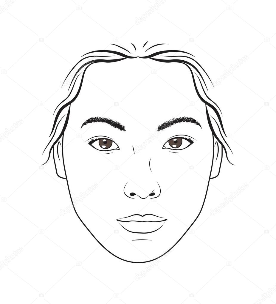 Makeup Face Chart Vector Art, Icons, and Graphics for Free Download