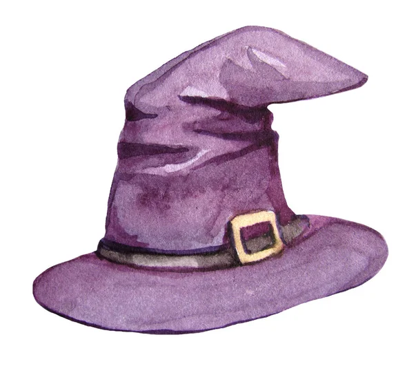 Chapeau Magique Magicien Dessin Aquarelle — Photo