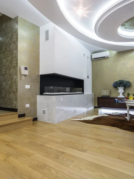 oturma odası şöminesi