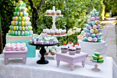 Şekerli tatlı tablo veya şeker çubuğu