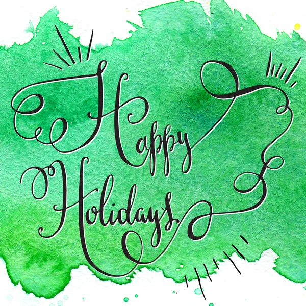 Happy Holidays greeting card — Stock Photo, Image