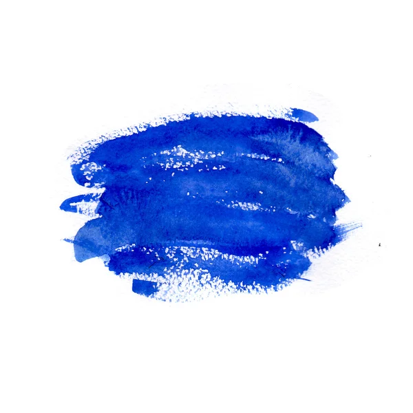 Azul cobalto aquarela — Fotografia de Stock