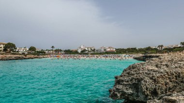 İspanya, Menorca 'da Cala n bosch plajı