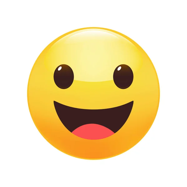 Conjunto de ícones de emoji rostos símbolos de humor emoticon fofos  sorrindo feliz, alegre, triste e com raiva