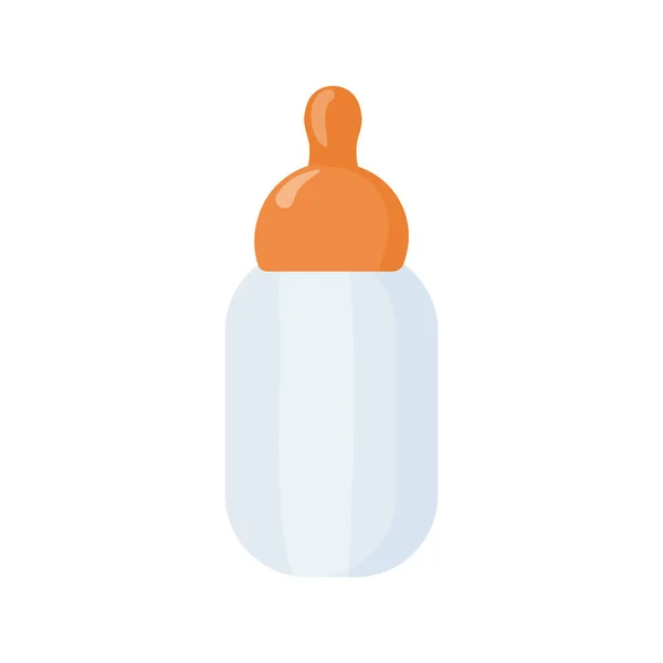 Vector Baby Milk Bottle Cartoon Doodle Style Izolowane Białym Tle Grafika Wektorowa