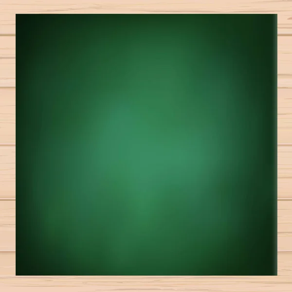 Klassenzimmer Kreidetafel Vektor Realistische Illustration Isoliert Auf Weißem Hintergrund Grüne — Stockvektor