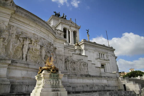 Altare Della Patria Monumento Vittorio Emanuele Roma Italia 2019 — Foto Stock