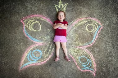 Little girl Butterfly, CAPRICE