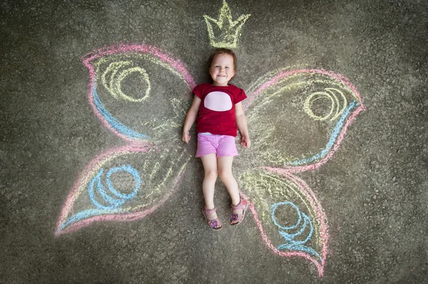 Little girl Butterfly, JOY