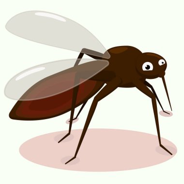 Çok kan içen sarhoş bir sivrisinek.