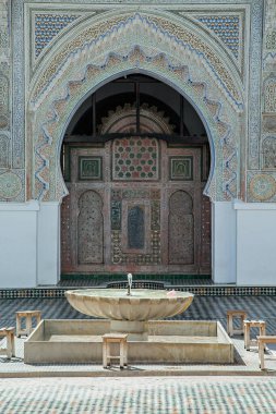 Fez şehrinin Arap mimarisinin fotoğrafı