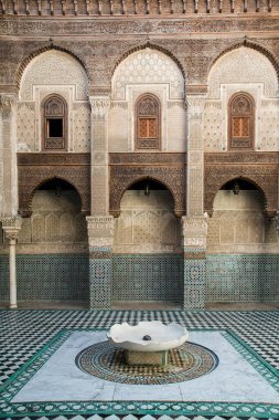 Fez şehrinin Arap mimarisinin fotoğrafı