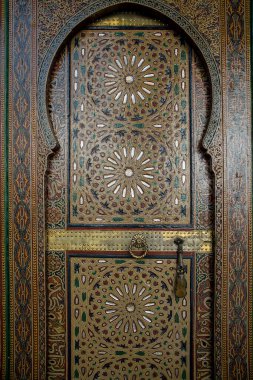 Fez şehrinin Arap mimarisinin fotoğrafı