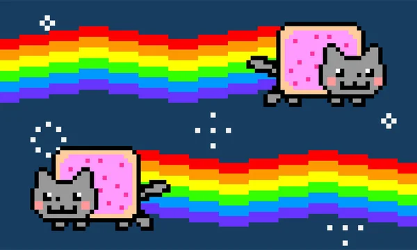 nyan cat space background