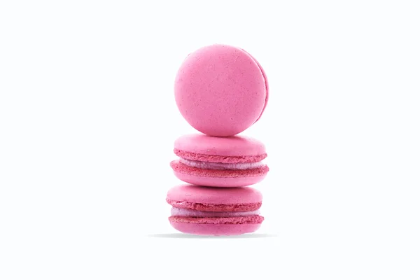 Απαλή macaroons απομονωθεί σε λευκό — Φωτογραφία Αρχείου