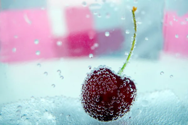 Big cherry in a bubbles 