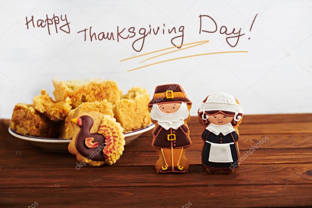 Thanksgiving card with the sign