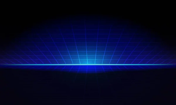 Helle Linie Leuchtet Hintergrund Blauen Streifen Grundlegender Rgb — Stockvektor