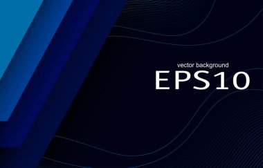 Decorative abstract background modern contrast dynamic curves vector illustration for website banner and poster., Basic RGB