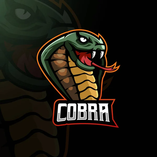 Design Do Logotipo Do Mascote De Esportes De Cobra De Viper