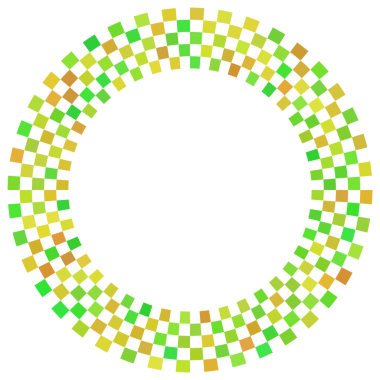 Soyut çember serap teknolojisi çerçevesi.