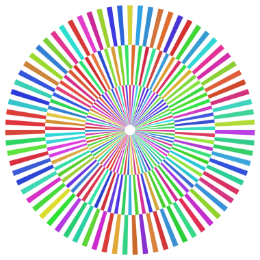 Soyut çember serap teknolojisi arka planı.