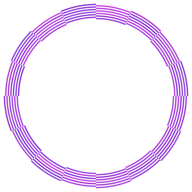 Soyut çember serap teknolojisi çerçevesi.