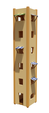 Desert House 'da. 3D görüntüleme. Mimarlık sanatı.