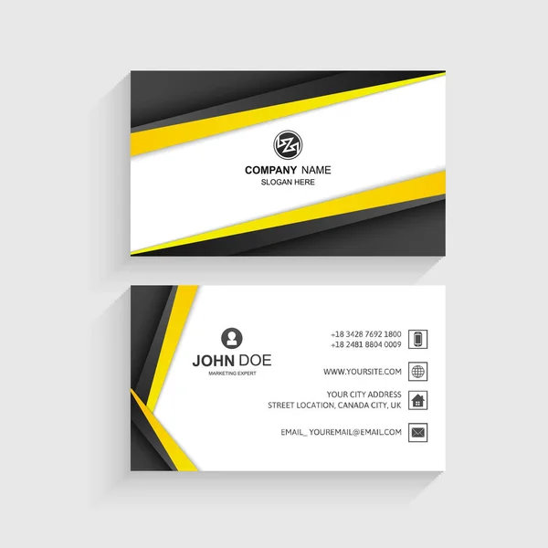 Elegant creative business card set template vector