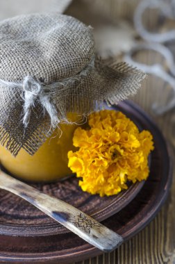 Ev yapımı havyar sebze - kabak, kabak, domates, soğan, havuç, biber ve sıcak biber  