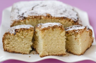 İspanyolca Pasta krema şeker ile sünger