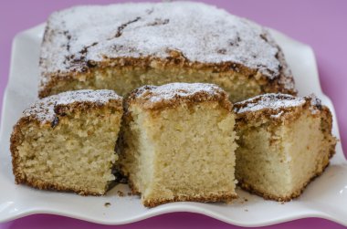 İspanyolca Pasta krema şeker ile sünger