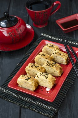 Japon omlet tamago-yaki