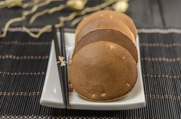 Japon krep dorayaki — Stok fotoğraf