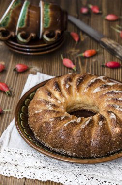 Lor puding irmik ve elma ile