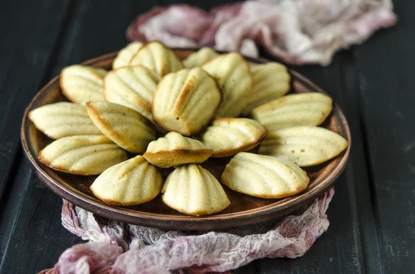 Τα γαλλικά μπισκότα Madeleine — Φωτογραφία Αρχείου