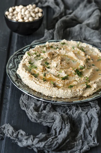 Hummus med zucchini — Stockfoto