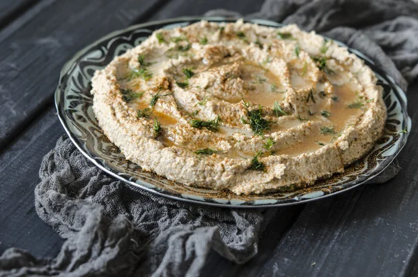 Hummus med zucchini — Stockfoto