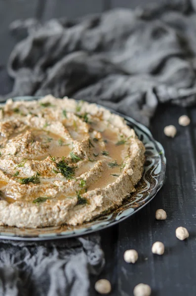 Hummus met courgette — Stockfoto