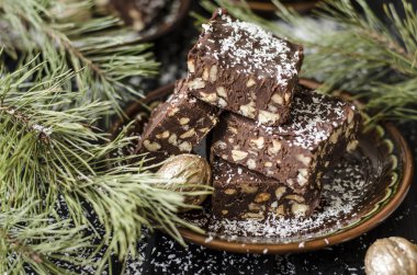 Fındıklı çikolata fudge