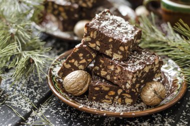Fındıklı çikolata fudge