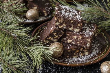 Fındıklı çikolata fudge