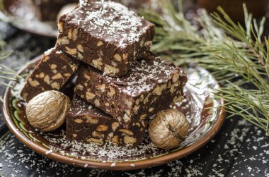 Fındıklı çikolata fudge