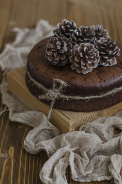 Şekerli çikolatalı pasta.