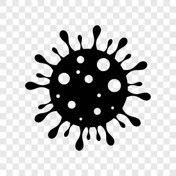 Vector Coronavirus Icon 배경에 분리되어 바이러스 — 스톡 벡터