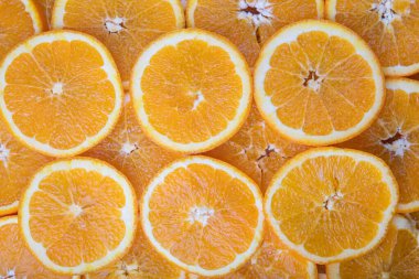 Portakal dilimleri, desenli resim..