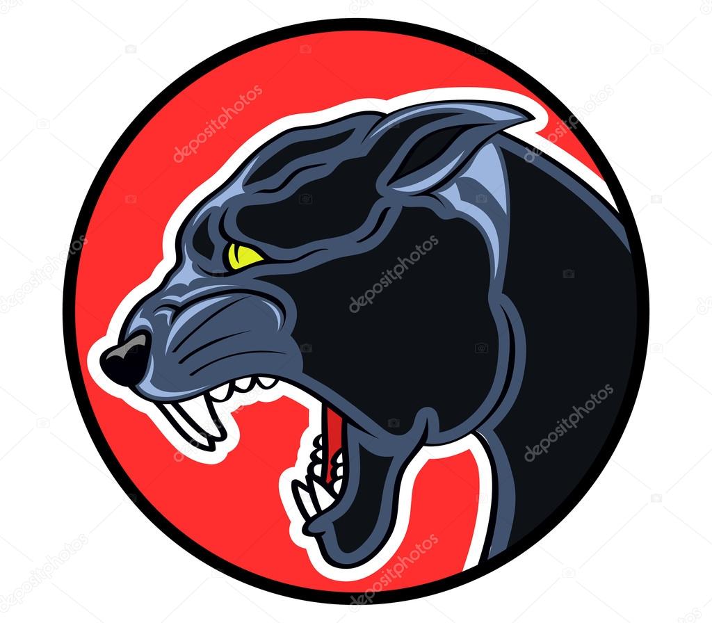 Circle Badge Panther