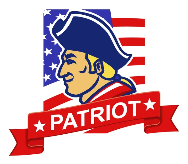 American Patriot — Stock Vector