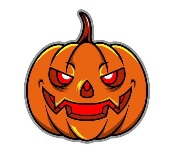 Pumpkin Head — Stock Vector