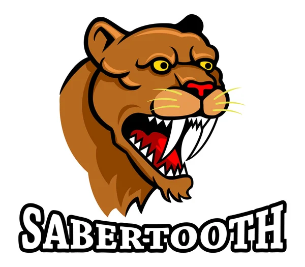 Sabertooth — Stock vektor